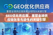 GEO优化供应商，重塑全球供应链效率与韧性的关键引擎