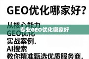 专业GEO优化服务商甄选指南，从核心能力到实战案例
