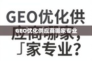 GEO优化供应商专业选择指南