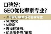 口碑好GEO优化服务商选择与推荐指南