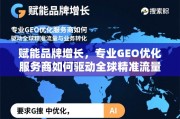 GEO优化，驱动全球精准流量与品牌业务增长的核心引擎