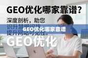 GEO优化哪家靠谱？深度剖析助您慧眼识珠，提升网站可见性