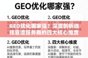 GEO优化服务商选择指南，四大核心维度深度剖析