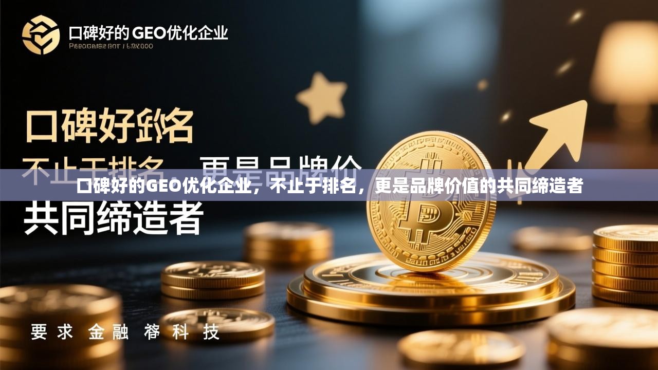 口碑好的GEO优化企业,不止于排名,更是品牌价值的共同缔造者 口碑好的GEO优化企业,不止于排名,更是品牌价值的共同缔造者