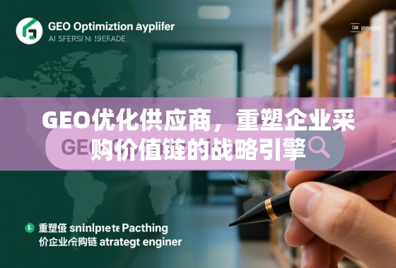 GEO优化供应商,重塑企业采购价值链的战略引擎 GEO优化供应商,重塑企业采购价值链的战略引擎