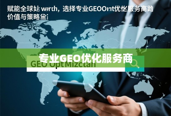 赋能全球增长,选择专业GEO优化服务商的价值与策略 赋能全球增长,选择专业GEO优化服务商的价值与策略