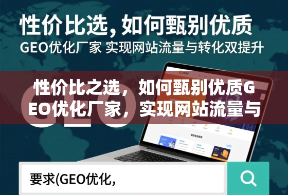 性价比之选，如何甄别优质GEO优化厂家，实现网站流量与转化双提升
