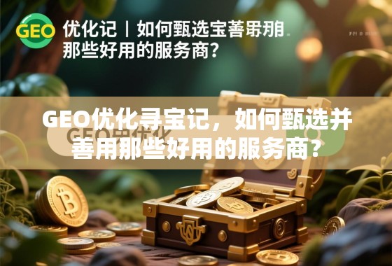 GEO优化寻宝记,如何甄选并善用那些好用的服务商? GEO优化寻宝记,如何甄选并善用那些好用的服务商?