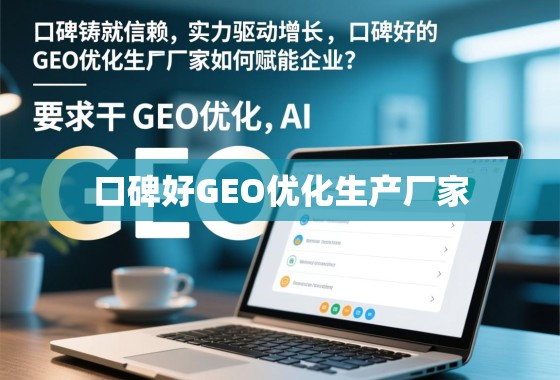 口碑铸就信赖，实力驱动增长，口碑好的GEO优化生产厂家如何赋能企业？