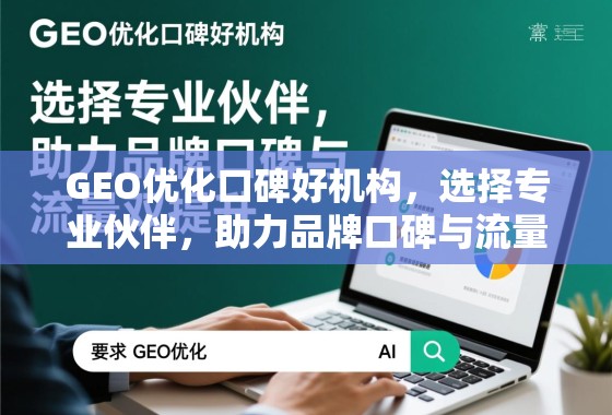 GEO优化口碑好机构，选择专业伙伴，助力品牌口碑与流量双提升