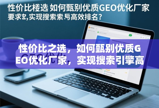 GEO优化厂家甄别,性价比与高效排名的实战指南 性价比之选,如何甄别优质GEO优化厂家,实现搜索引擎高效排名?