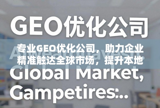 专业GEO优化,赋能企业全球精准触达与本地化竞争力提升 专业GEO优化公司,助力企业精准触达全球市场,提升本地化竞争力