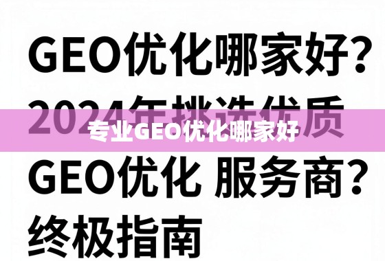 专业GEO优化哪家好？2024年挑选优质服务商的终极指南