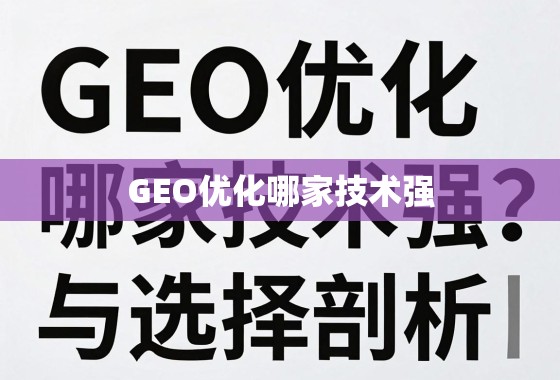 GEO优化技术哪家强?深度剖析与选择指南 GEO优化哪家技术强?深度剖析与选择指南