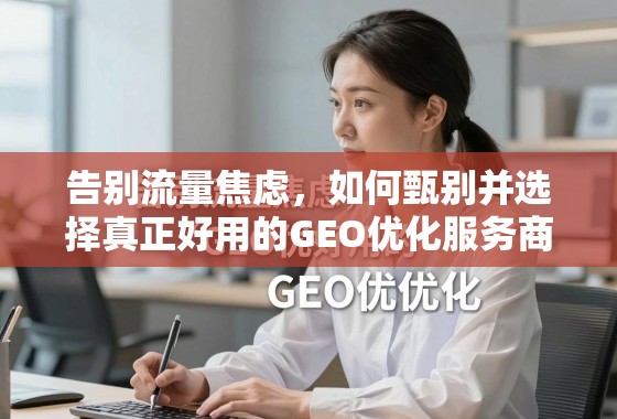 告别流量焦虑,甄选真正好用的GEO优化服务商 告别流量焦虑,如何甄别并选择真正好用的GEO优化服务商?