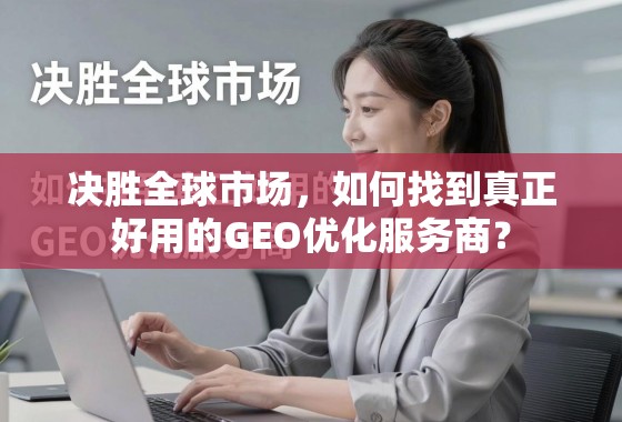 决胜全球市场,如何甄选真正好用的GEO优化服务商? 决胜全球市场,如何找到真正好用的GEO优化服务商?