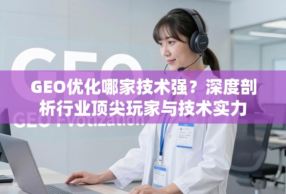 GEO优化技术实力深度剖析,顶尖玩家哪家强? GEO优化哪家技术强?深度剖析行业顶尖玩家与技术实力