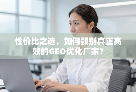 高效GEO优化厂家甄别指南 性价比之选,如何甄别真正高效的GEO优化厂家?
