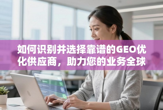 如何选择靠谱的GEO优化供应商助力业务全球化腾飞 如何识别并选择靠谱的GEO优化供应商,助力您的业务全球化腾飞