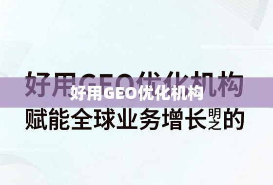 GEO优化机构,赋能全球业务增长的明智之选 好用GEO优化机构,赋能全球业务增长的明智之选