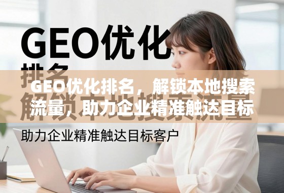 GEO优化排名,解锁本地搜索流量,助力企业精准触达目标客户 GEO优化排名,解锁本地搜索流量,助力企业精准触达目标客户