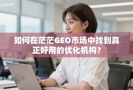 GEO优化机构避坑指南,找到真正好用的合作伙伴 如何在茫茫GEO市场中找到真正好用的优化机构?